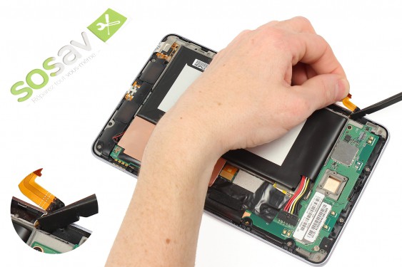 Guide photos remplacement nappe bouton Nexus 7 1ère Génération (Etape 6 - image 1)