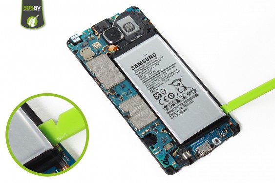 Guide photos remplacement câble coaxial bas Samsung Galaxy A5 (Etape 26 - image 3)