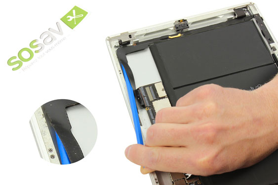 Guide photos remplacement haut-parleur externe (hp du bas) iPad 3 WiFi (Etape 19 - image 2)