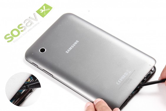 Guide photos remplacement haut-parleur externe gauche Samsung Galaxy Tab 2 7" (Etape 5 - image 3)