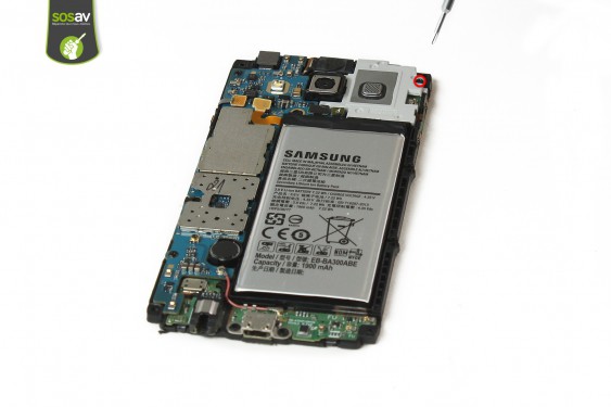 Guide photos remplacement haut-parleur externe Galaxy A3 (Etape 21 - image 1)