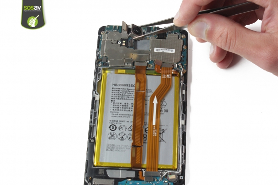 Guide photos remplacement caméra arrière Huawei Mate 8 (Etape 13 - image 4)