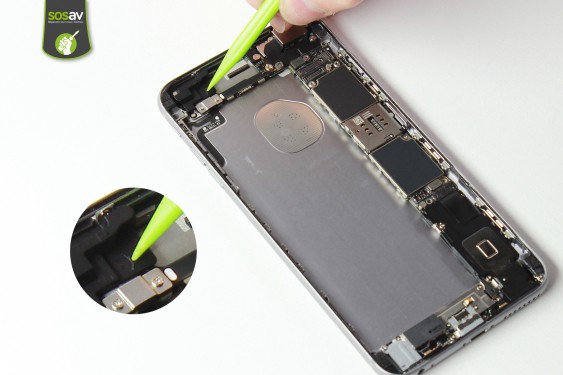 Guide photos remplacement nappe power / flash / micro externe iPhone 6S Plus (Etape 16 - image 2)