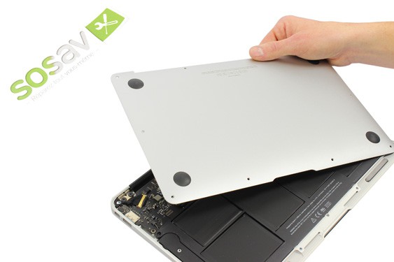 Guide photos remplacement haut parleur gauche MacBook Air 11" Fin 2010 (EMC 2393) (Etape 3 - image 1)