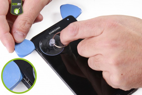 Guide photos remplacement bouton volume Samsung Galaxy A7 (Etape 7 - image 3)