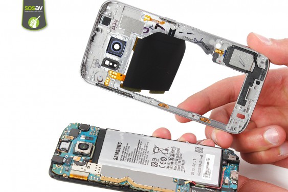 Guide photos remplacement haut-parleur interne/led infrarouge Samsung Galaxy S6 (Etape 8 - image 2)