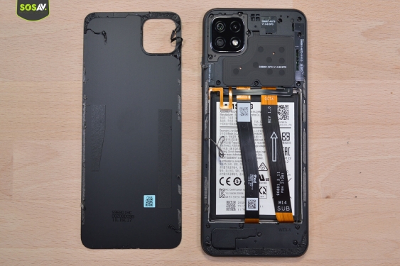 Guide photos remplacement vitre arrière Galaxy A22 (5G) (Etape 5 - image 3)