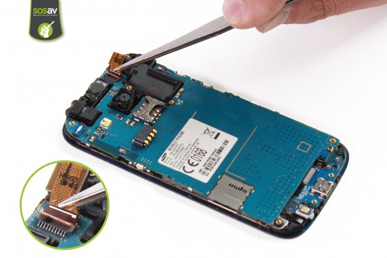 Guide photos remplacement nappe connecteur de charge Samsung Galaxy Ace 4 (Etape 10 - image 3)