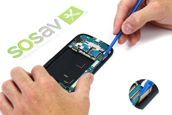 Guide photos remplacement bouton volume Samsung Galaxy S3 (Etape 11 - image 2)