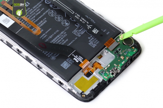 Guide photos remplacement connecteur de charge Huawei Y7 2019 (Etape 12 - image 2)