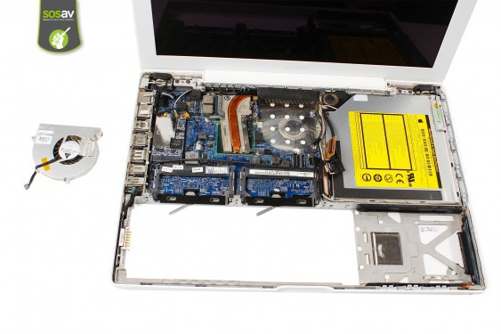 Guide photos remplacement ventilateur principal Macbook Core 2 Duo (A1181 / EMC2200) (Etape 14 - image 1)