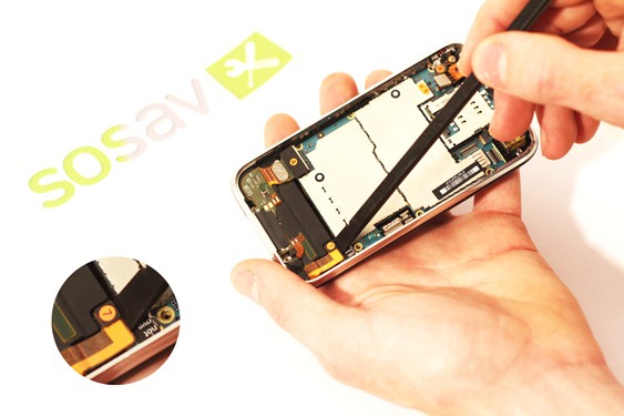 Guide photos remplacement bouton vibreur (mute) iPhone 3GS (Etape 11 - image 2)