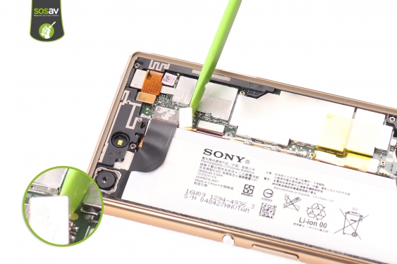 Guide photos remplacement connecteur de charge Xperia M5 (Etape 9 - image 2)