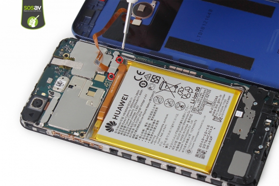 Guide photos remplacement batterie Huawei Y7 2018 (Etape 7 - image 1)