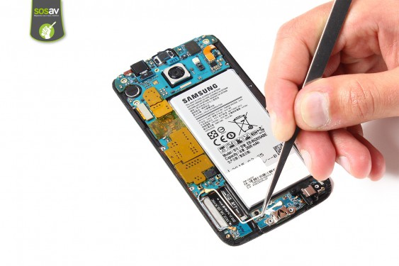 Guide photos remplacement câble d'interconnexion de l'antenne gsm Samsung Galaxy S6 Edge (Etape 8 - image 2)