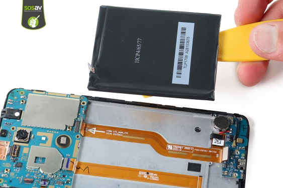 Guide photos remplacement nappe de liaison connecteur de charge Wiko View XL (Etape 15 - image 3)