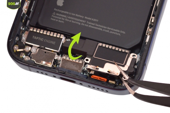 Guide photos remplacement batterie iPhone 15 Pro (Etape 7 - image 2)