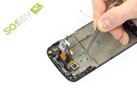 Guide photos remplacement nappe bouton power Nexus 4 (Etape 21 - image 3)