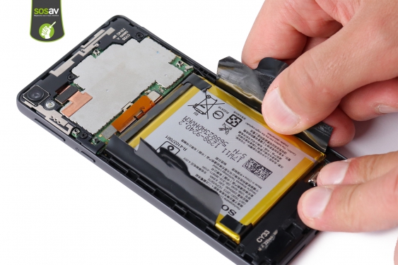 Guide photos remplacement batterie Xperia E5 (Etape 11 - image 1)