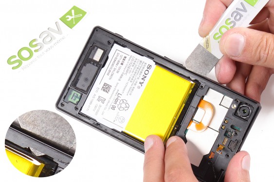 Guide photos remplacement batterie Xperia Z1 (Etape 5 - image 2)