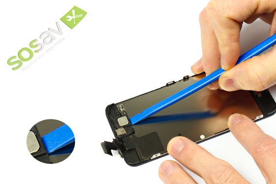 Guide photos remplacement haut-parleur interne iPhone 5C (Etape 11 - image 1)