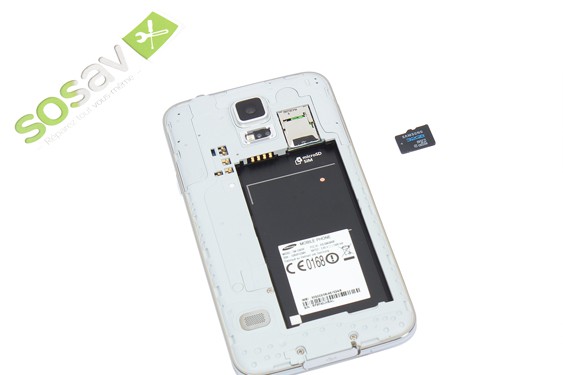 Guide photos remplacement carte micro sd Samsung Galaxy S5 (Etape 7 - image 1)