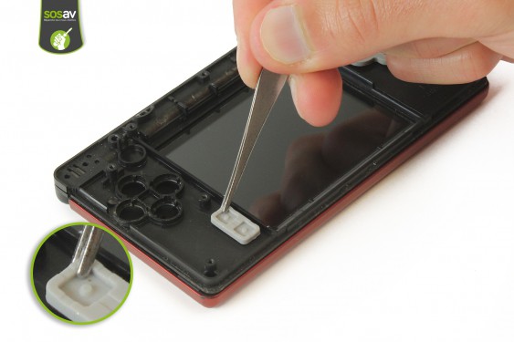 Guide photos remplacement ecran supérieur et haut-parleurs Nintendo DS Lite (Etape 26 - image 1)
