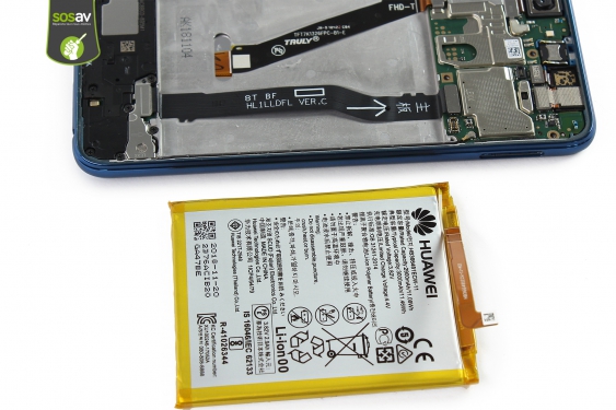Guide photos remplacement batterie Honor 9 Lite (Etape 16 - image 1)