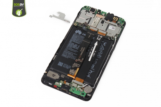 Guide photos remplacement nappe de liaison connecteur de charge Huawei Nova (Etape 11 - image 4)