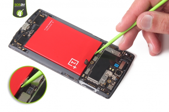 Guide photos remplacement haut-parleur interne OnePlus One (Etape 12 - image 2)