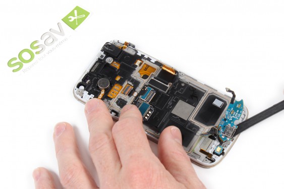 Guide photos remplacement connecteur de charge Samsung Galaxy S4 mini (Etape 23 - image 3)