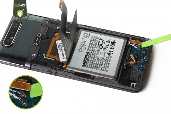 Guide photos remplacement connecteur de charge + lecteur sim Galaxy A80 (Etape 11 - image 1)