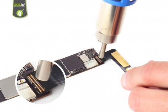 Guide photos remplacement remplacer un connecteur de charge soudé (lightning) sur un ipad  Compétences smartphone (Etape 5 - image 4)