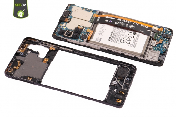 Guide photos remplacement nappe connecteur de charge Galaxy A31 (Etape 8 - image 1)