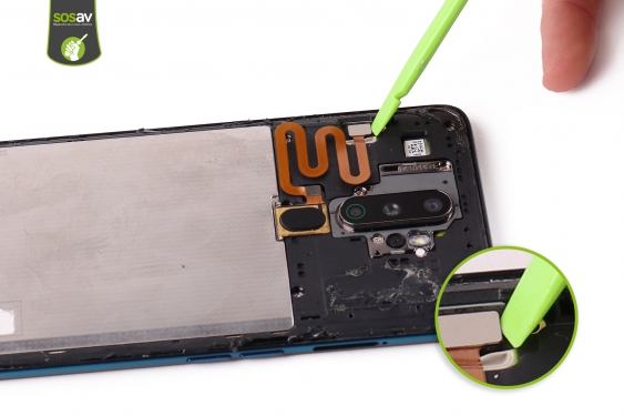 Guide photos remplacement nappe connecteur de charge Oppo A9 (2020) (Etape 10 - image 1)