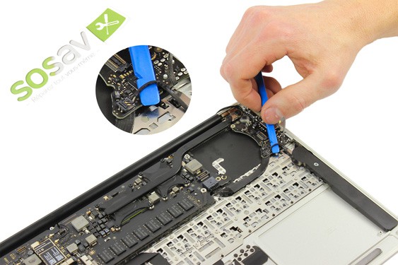 Guide photos remplacement carte d'alimentation (magsafe) MacBook Air 11" Fin 2010 (EMC 2393) (Etape 23 - image 1)