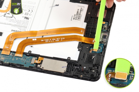 Guide photos remplacement connecteur de charge Galaxy Tab A 10,5 (2018) (Etape 6 - image 1)