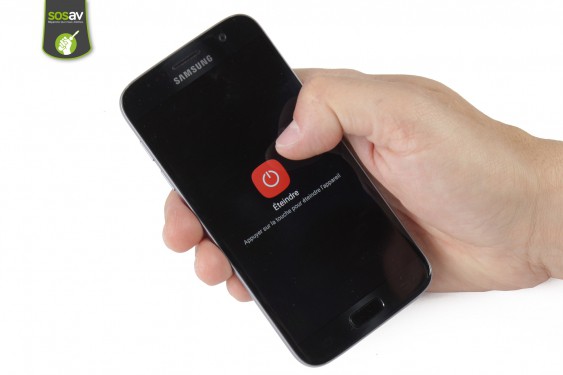 Guide photos remplacement haut-parleur interne Samsung Galaxy S7 (Etape 1 - image 2)