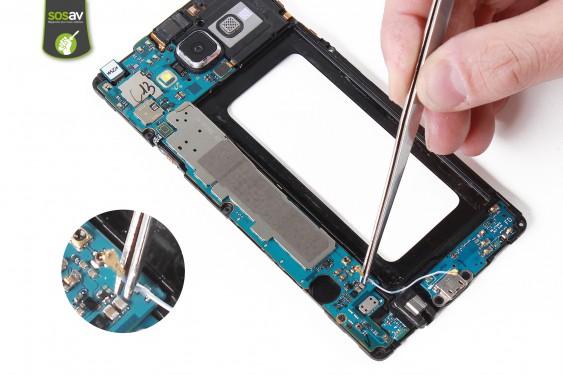 Guide photos remplacement câble d'interconnexion Samsung Galaxy A7 (Etape 29 - image 2)