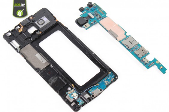 Guide photos remplacement haut-parleur interne Samsung Galaxy A7 (Etape 32 - image 4)