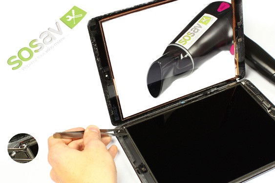 Guide photos remplacement vitre tactile iPad Air 1 WiFi (Etape 8 - image 2)