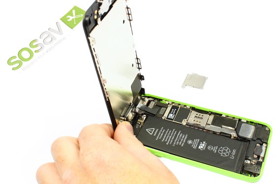 Guide photos remplacement ecran complet assemblé iPhone 5C (Etape 5 - image 1)