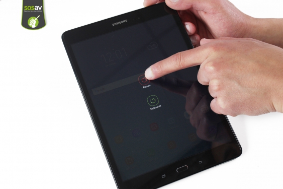 Guide photos remplacement caméra avant Galaxy Tab A 9,7 (Etape 1 - image 2)