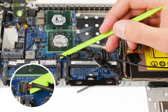 Guide photos remplacement carte mère Macbook Core 2 Duo (A1181 / EMC2200) (Etape 16 - image 1)