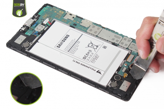 Guide photos remplacement prise jack et haut-parleur externe Galaxy Tab S 8.4 (Etape 17 - image 1)