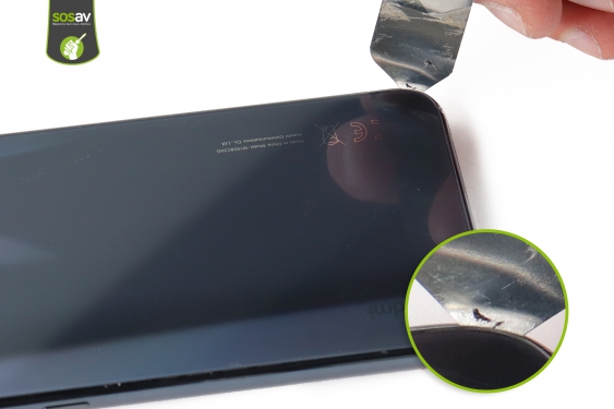 Guide photos remplacement face arrière / capteur d'empreinte Redmi Note 8T (Etape 4 - image 2)
