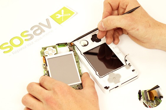 Guide photos remplacement lcd bas Nintendo 3DS (Etape 21 - image 2)