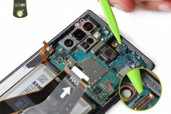 Guide photos remplacement haut-parleur interne Galaxy Note 10+ (Etape 17 - image 1)