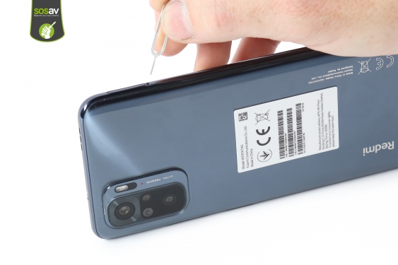 Guide photos remplacement batterie Redmi Note 10 (Etape 2 - image 1)