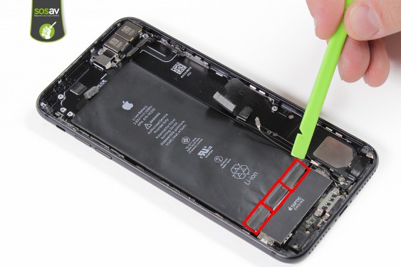 Guide photos remplacement nappe power, vibreur, volume, flash et micro externe iPhone 7 Plus (Etape 24 - image 1)